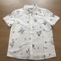 Adorable chemise à manches courtes 100% coton pour enfant